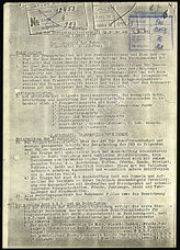 Akte 96. Auszüge aus der Seetransportvorschrift vom 1. März 1939.