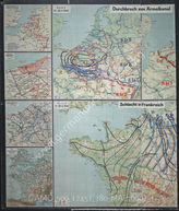 Akte 780.  Unterlagen der Kriegsgeschichtlichen Abteilung des OKH: Zusammenstellung von Karten zum Verlauf des Westfeldzuges – Stand 10.5.-25.6.1940, M 1:750.000.