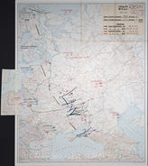 Дело 34. Боевые действия в воздухе на Восточном фронте 14-15 апреля 1943 г. Карта. 