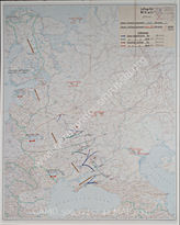 Akte 42. Luftlage Ost am 26-27.04.1943: eigene und feindliche Einsätze. Karte. 