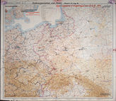 Дело 69. Наземное базирование польской авиации по состоянию на 25.08.1939 в сравнении с 21.08.1939. Карта 3. Масштаб 1:1000000. 
