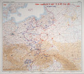 Akte 6. Polen. Lagekarte 4 vom 03.09.1939 12 Uhr. Mit eigener Erdlage. 