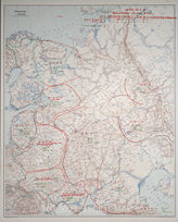 Akte 841.  Unterlagen der Ic/AO-Abteilung der Führungsabteilung der Heeresgruppe B: Karte zur Gliederung der Roten Armee im europäischen Teil der UdSSR – Stand 20.5.1941, M 1:2.500.000. 