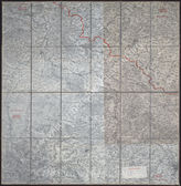 Akte 984.  Karte der Wehrmacht zum Verlauf der Oderstellung (erbeutet am 7.3.1945) – M 1:200.000.