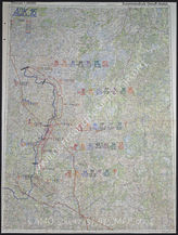 Akte 975. Unterlagen des Generals der Artillerie im OKH: ausgewertete Feindlagekarten zur Stärke der sowjetischen Artillerie im Bereich verschiedener AOK an der deutsch-sowjetischen Front.