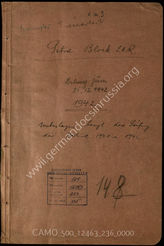 Akte 236.  Unterlagen zur finanziellen Prüfung des rumänischen Betriebes "Petrol-Block" S. A. R. für die Jahre 1941 und 1942.
