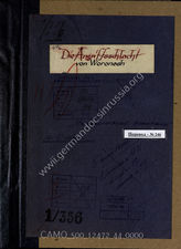 Akte 44. Unterlagen der Ia-Abteilung des AOK 2: Beschreibung der Operation Blau und der Kämpfe um Woronesch vom 1.5.-19.7.1942, nebst Anlagen. 