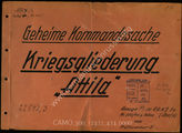Akte 474.	Unterlagen der Ia-Abteilung des AOK 7: Kriegsgliederung für das Unternehmen „Attila“ (Besetzung des bislang unbesetzten Teils Frankreichs) – Anhang Nr. 11 zu GKdos. 200/40 vom 13.12.1940