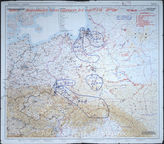 Akte 392.  Gesamteinsatz in Polen: Lagekarte 2+3 (16. Karte) vom 17.09.1939, 1 Uhr. 