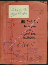 Akte 245. Unterlagen der Ib-Abteilung der Heeresgruppe B: Besondere Anordnungen für die Versorgung der Infanteriedivisionen 31 und 50. 
