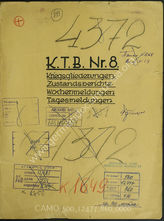 Akte 860. Unterlagen der Ia-Abteilung der 331. Infanteriedivision: Anlagen zum KTB Nr. 8 der 331. Infanteriedivision, 15.9.-8.11.1944 u.a. 
