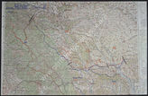 Akte 586. Unterlagen der Führungsabteilung der Armeegruppe Wöhler: Lagekarte, Stand 10.8.1944.