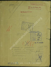 Akte 139.  Unterlagen der Ia-Abteilung der 21. Panzerdivision: Zustandsberichte des Verbandes, einschließlich Anlagen.