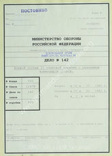 Akte 142.  Unterlagen der Ia-Abteilung der 21. Panzerdivision: Gliederungs- und Stellenbesetzungsübersicht der 21. Panzerdivision – Stand nach dem 20.01.1945.
