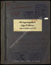Akte 31. Unterlagen der Ia-Abteilung des Landungs-Pionierbataillon 128: KTB des Landungs-Pionierbataillons 128, 1.1.-30.6.1944 u. a.
