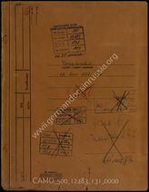 Akte 131. Unterlagen der Ia-Abteilung der Kfz-Instandsetzungsabteilung 567: KTB Nr. 12 der Kfz-Instandsetzungsabteilung 567 beim AOK 2, 1.10.-31.12.1944, einschließlich Stammtafel. 
