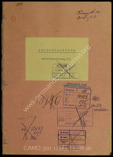 Akte 135. Unterlagen der Ia-Abteilung der Kraftfahrabteilung 579: KTB der Kraftfahrabteilung 579, 1.10.-31.12.1944, einschließlich Kriegsrang- und Verlustlisten, Stärkeangaben.