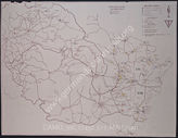 Дело 519.  Обзорная карта аэродромной сети и соответствующих наземных сооружений ВВС в Румынии – по состоянию на 08.08.1944 г., М 1: 1 000 000.