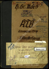 Akte 80.   Unterlagen der Ia-Abteilung der Heeresgruppe Nord: KTB der Heeresgruppe Nord, Textband – Bd. 1, 1.11.-30.11.1944 (1. Ausfertigung). 