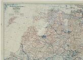 Дело 911: Документы отдела IIIb оперативного управления Генерального штаба при ОКХ: карта «Положение на Востоке» - Карта, показывающая положение войск вермахта на германо-советском фронте, включая положение частей Красной Армии, по состоянию на 20.12.1943