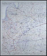 Дело 59.  Документы оперативного отдела командования группы армий «Центр»: карта положения групп армий, армий, армейских корпусов и дивизий на советско-германском фронте, по состоянию на 06.07.1941 г., М 1: 1000 000.