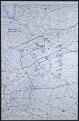Дело 63. Документы оперативного отдела командования группы армий «Центр»: карта положения групп армий, армий, армейских корпусов и дивизий на советско-германском фронте, по состоянию на 10.07.1941 г., М 1: 1000 000.