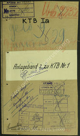 Akte 5.  Unterlagen der Ia-Abteilung des Generalkommandos des Panzerkorps „Großdeutschland“: Anlagenband Nr. 2 zum KTB Nr. 1 des Panzerkorps „Großdeutschland“. 