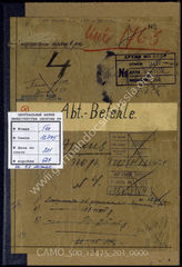 Akte 201.   Unterlagen der Ia-Abteilung der Panzeraufklärungsabteilung 25: Tagesbefehle der Panzeraufklärungsabteilung 25, 2.11.-31.12.1944.