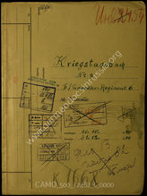 Akte 6.  Unterlagen der Ia-Abteilung des I. Bataillons des Grenadierregiments 6: KTB Nr. 9 des I. Bataillons des Grenadierregiments 6, 16.10. -31.12.1944.