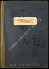 Akte 170.   Unterlagen der Ia-Abteilung des II. Bataillons des Grenadierregiments 528: KTB des II. Bataillons des Grenadierregiments 528, 23.7.-31.12.1944.