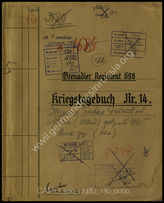 Akte 190.   Unterlagen der Ia-Abteilung des Grenadierregiments 698: KTB Nr. 14 des Grenadierregiments 698, 19.-28.2.1945 zu Kämpfen in Raum Forst/Lausitz, Karte von Forst.