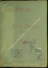 Akte 194.   Unterlagen der Ia-Abteilung des Grenadierregiments 733: KTB Nr. 2 des Grenadierregiments 733, 19.9.-31.12.1944.