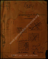 Akte 229.  Unterlagen der Ia-Abteilung des I. Bataillons des Jägerregiments 56: KTB Nr. 23 des I. Bataillons des Jägerregiments 56, 1.10.-31.12.1944, einschließlich Anlagen.