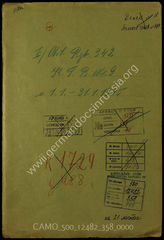 Akte 358.   Unterlagen der Ia-Abteilung der I. Abteilung des Artillerieregiments 342: KTB Nr. 9 der I. Abteilung des Artillerieregiments 342, 1.-31.1.1945, einschließlich Anlagen.