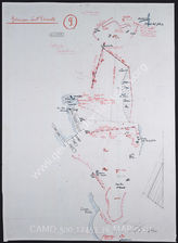 Дело 76.  Карта-схема штолен и туннелей на Гибралтаре, М 1: 5000.