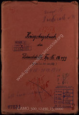 Akte 15.  Unterlagen der Ia-Abteilung des Kriegslazaretts 4/610 (mot.): KTB des Kriegslazaretts 4/610 (mot.), 7.10.1942-31.12.1944.