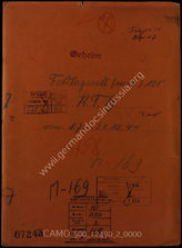 Akte 2.   Unterlagen der Ia-Abteilung des Feldlazaretts 150 (mot.): KTB des Feldlazaretts 150 (mot.), 1.7.-31.12.1944. 