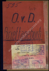 Akte 180: Unterlagen der Ia-Abteilung der Heeresgruppe B: Brieftagebuch des OvD der Ia-Abteilung der Heeresgruppe B