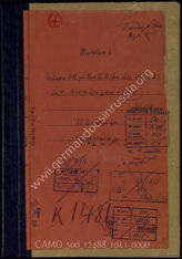 Akte 1061: Unterlagen der Ia/Pi-Abteilung des Generalkommandos des XXXXI. Armeekorps: Merkblatt Nr. 3 des Versuchsstabes R (Zuwasserlassen von Sturmbooten), einschließlich entsprechender Fotos