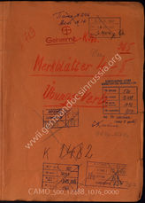 Akte 1076: Unterlagen der Ia/Pi-Abteilung des Generalkommandos des XXXXI. Armeekorps: Merkblätter Nr. 4 bis 8 des Versuchsstabes R u.a.