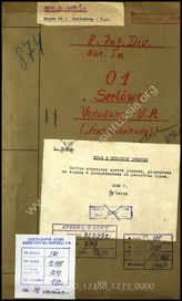 Akte 1273: Unterlagen der Ia-Abteilung der 8. Infanteriedivision: Angaben der Einheiten des Verbandes für die Verladung der Vorausabteilung der Division bei „Seelöwe“, Zuweisung von Waffen und Gerät für die Vorausabteilung u.a.