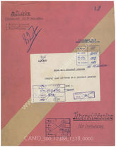 Akte 1378: Unterlagen der Ia-Abteilung der 28. Infanteriedivision: Übersichtsplan für die Verladung des Verbandes bei „Seelöwe“