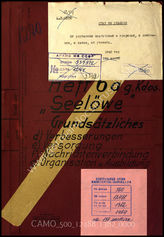 Akte 1382: Unterlagen der Ia-Abteilung der 28. Infanteriedivision: Verbesserungsvorschläge für „Seelöwe“, Befehle für die Versorgung des Unternehmens, Decknamenlisten u.a.  