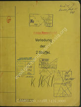 Akte 1476: Unterlagen des Verladestabes der 35. Infanteriedivision: Material zur Verladung der 2. Staffel des Verbandes für „Seelöwe“, Plan für die Anlandung der Division u.a.