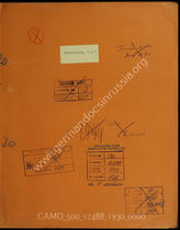 Дело 1930:  Документация оперативного отдела командного штаба в Антверпене: обзор бомбоубежищ вблизи путей подхода, данные об установке дорожных знаков на путях подхода