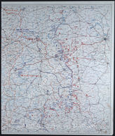 Дело 237:  Документация Ia-департамента Главного командования группы армий «Центр»: карта расположения группы армий, армий, армейских корпусов, а также подразделений и группировок Красной Армии  на  германо-советском фронте по состоянию на 03/04.09.1941