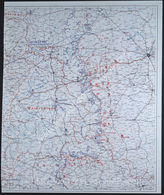 Дело 241:  Документация Ia-департамента Главного командования группы армий «Центр»: карта расположения группы армий, армий, армейских корпусов, а также подразделений и группировок Красной Армии на германо-советском фронте по состоянию на 07/08.09.1941