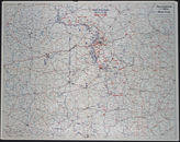 Дело 589: Документация Ia-департамента Главного командования группы армий «Центр»: карта расположения группы армий, армий, армейского корпуса и дивизий, а также подразделений и группировок Красной Армии по состоянию на 02/03.12.1941, M 1:1.000.000