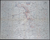 Дело 595: Документация Ia-департамента Главного командования группы армий «Центр»: карта расположения группы армий, армий, армейского корпуса и дивизий, а также подразделений и группировок Красной Армии по состоянию на 08/09.12.1941, M 1:1.000.000