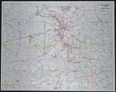 Дело 597: Документация Ia-департамента Главного командования группы армий «Центр»: карта расположения группы армий, армий, армейского корпуса и дивизий, а также подразделений и группировок Красной Армии по состоянию на 10/11.12.1941, M 1:1.000.000